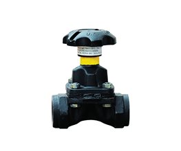SAUNDERS Diaphragm Valves "A" Thr. BS21 RP, IIR (Butyl) (XB), 2" Weir type valve