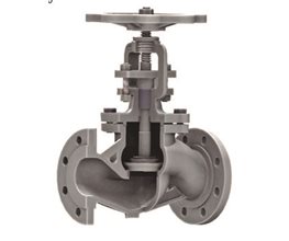 BVALVE BV25060 Ατμοφράκτης Ε/Β (Επιστόμιο) Χυτοσιδηρός, Φλαντζωτός PN16 50ΜΜ Επιστόμια
