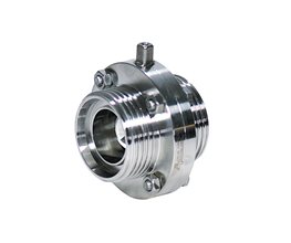 INOXPA Butterfly Valve A480 Male ends 304/L Bareshaft EPDM DN50 Food quality