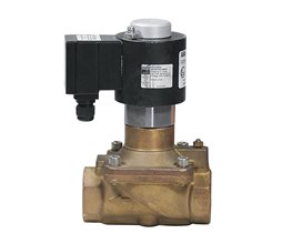 GSR Solenoid Valves Viton 2/2 Zero Pres. NC Expl. Proof 24Vac 1 1/4" 2-way