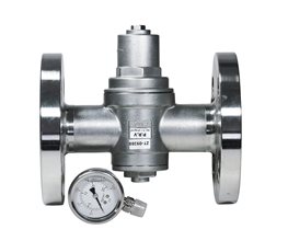 Z-TIDE DAPRV w. Gauge, S/S 316 w. Viton Seal PN25 50mm 1-6 bar General purpose pressure reducing valves