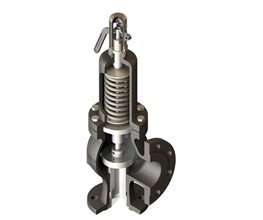 TOSACA Safety Valve Mod.1400 w.Lever PN25 DN65/100 0,2-1,5bar Pressure relief valves