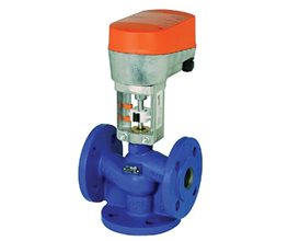 BELIMO 3-Way Elec.Globe Valves ON/OFF 24Vdc PN16 125mm 3-way mixing