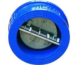 Check Valves EBRO DC PN16 Split Disc GGG40/AISI 316/EPDM DN50 Dual plate check valve