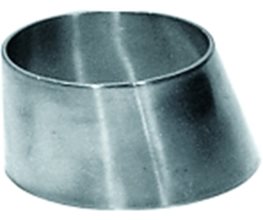 Ecc.Reducers Welding 316L Mirror Polished / Satin S2 DN50/40 Fittings food quality