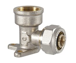 TDM Γωνία Μηχανικής Σύσφιγξης με Στήριγμα 16 x 1/2" Εξάρτημα μηχανικής σύσφιγξης