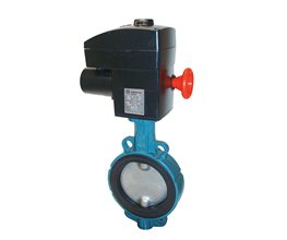 Ebro Πεταλούδα Ζ011Α, Σώμα Wafer GG25/316/EPDM, PN10, με Η/Κ 230Vac DN150 Κεντρικού άξονα