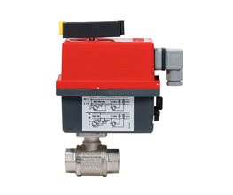 Σφαιρικός Κρουνός Ορειχάλκινος με Η/Κ 24-240Vac/dc Effebi LYBRA 3/4" 2-οδος