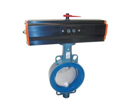Ebro Πεταλούδα Ζ011Α, Σώμα Wafer GG25/316/Viton, PN10, με ΠΚΑΕ DN200 Κεντρικού άξονα