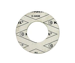 KLINGER Gaskets, Asbestos Free, White, C4430 PN16-40 2mm 3/8" Flange Gasket Ring
