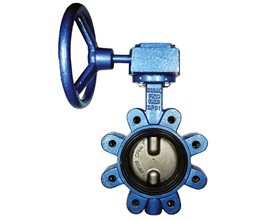 Effebi THESIS 40 Πεταλούδα LUG GGG40/316/EPDM με Μειωτήρα PN16 DN200 Κεντρικού άξονα