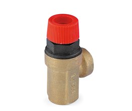 Brass Safety Valves, Angular, APM 610 1"-3 bar Pressure relief valves