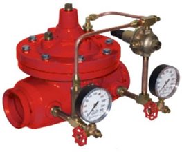 Press. Reducers ZURN WILKINS Grooved Cl.300 2 1/2" 76,1mm Water pressure reducing valves