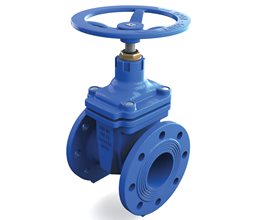 DOMEX Βάνα Ελαστικής Έμφραξης F4 με Βολάν DN300 PN16 Ελαστικής γλώσσας
