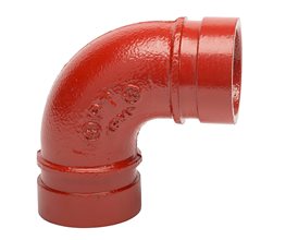 PROFIT Grooved Elbows 90o Short Radius Red Dia.5"/125 - 139,7mm Grooved fittings