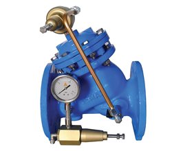 Pressure Reducing Valves w. Safety Pilot GEMAK AS-A/Y-20A PN16 80mm Water pressure reducing valves