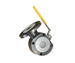 Effebi Σφαιρικός Κρουνός Χαλύβδινος Wafer-Φλαντζωτός 3-οδος-L-MOON PN40 50 mm 3-οδοι "L"