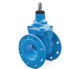 BELGICAST Gate Valves Resilient Seated F4 Bare Shaft PN16 DN200 Rubberized wedge