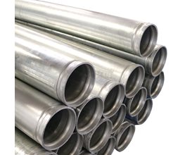 Steel Pipes Galvanized ISO Medium Grooved 2 1/2" Carbon steel pipes with seam