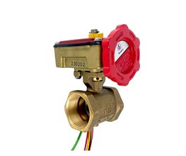 FIVALCO Πεταλούδα Ορειχάλκινη Βιδωτή BBT-300 , 300psi UL/FM 1.1/2" BSP Κεντρικού άξονα