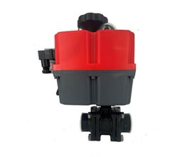 KLINGER Ball Valves KHA-G M1 CS PN100 w.El.Act. 24-240Vac/dc 3/4" 2-way / 3-piece