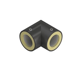 NUPI NIRONβ Προμονωμένες Ηλεκτρογωνίες 90o PP-RCT SDR11 d32 για σωλήνες PP-R