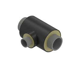 NUPI NIRONβ Προμονωμένα Συστολικά Ταυ BF PP-RCT SDR11 d40-32 για σωλήνες PP-R