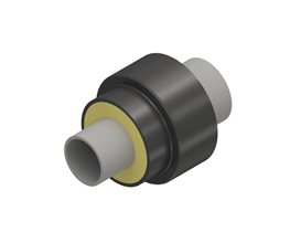 NUPI NIRONβ Προμονωμένες Συστολές με Μακρυά Άκρα SDR 17 d250-160 για σωλήνες PP-R