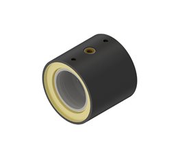 NUPI Preinsulated NIRONβ E/fusion Tees SDR 11 w.Fem.Thread d250x1/2" for PP-R pipes