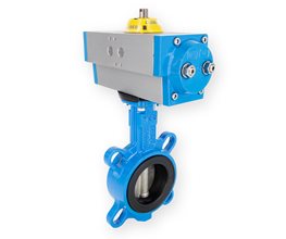 BELGICAST Butterfly Valve 316 w/Single Act.Pn.Act. NC 250mm  Centric type