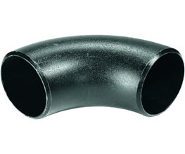 Seamless BW ANSI B16.9 ASTM A234 WPB L.R. 90o Elbow SCH40 6"  Butt weld (BW)