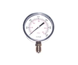 Pressure Gauge for LPG 100mm x100mbar  Pressure gauge
