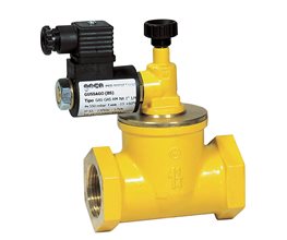 Solenoid Valve for Gas 6bar 230Vac NO GECA 1/2"  2-way