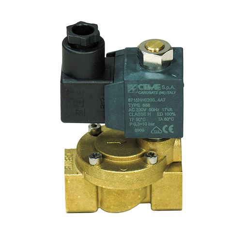 CEME Solenoid Valves NO 8714 ESM/NA 230VAC 1"