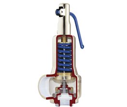 SPIRAX Bronze Safety Valve SV615AV 2.4-2.9bar PN25 1"x11/2" BSP  Pressure relief valves