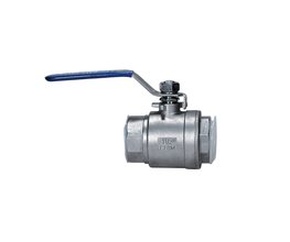 Ball Valve S/S 316 2-Piece Full Bore Threaded BSP 1000 WOG 11/4"  2-way