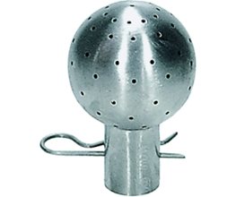 Cleaning Ball w/Clip AISI 316 65x38x2.5  Cleaning ball