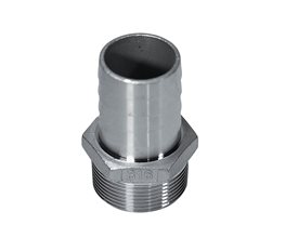 Hose Shunks AISI 316 Male Threaded DIN2999 1/2"  Threaded ISO/BSP