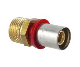 TDM PRESS Σύνδεσμος Αρσενικός D26 x 3/4"  Εξάρτημα συμπίεσης