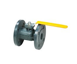 Ductile Iron Flanged Gas Ball Valve PN16 DN125  2-way