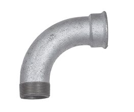 Malleable Iron Bend 90o M-F Galvanized ISO 7/1 G4 (1/13) 3"  Threaded ISO/BSP