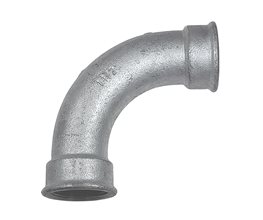 Malleable Iron Bend 90o Female Galvanized ISO 7/1 G1 (2/15) 3/4"  Threaded ISO/BSP
