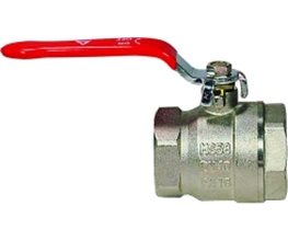 Σφαιρικός Κρουνός Ορειχάλκινος Ολικής Διατομής Φ 1/2"  2-οδος