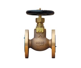 Bronze Globe Valve Straight Flanged JIS 16K F7303 A32  Globe valve