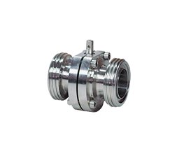 Alfa Laval Butterfly Valve SMS LKB w.EPDM Seats Male Ends 316L 38  Food quality