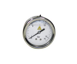 Pressure Gauge w/Glycerine Back Connection 63mm 40bar  Pressure gauge