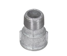 Malleable Iron Socket M-F Equal Galvanized ISO 7/1 M4 (529A) 1/2"  Threaded ISO/BSP