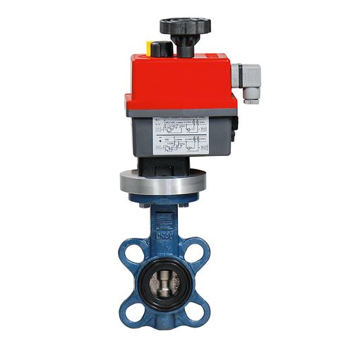 EFFEBI Btfly Valves 304 w. El.Act. 24-240Vac/dc 50mm