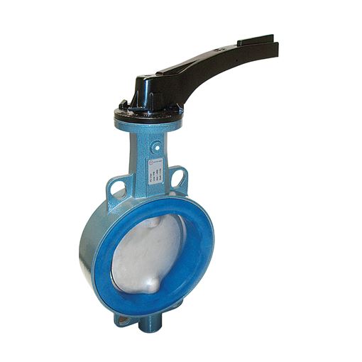 Ebro Πεταλούδα Ζ011Α, Wafer GG25/316/Viton, PN16, με Χειρολαβή DN80