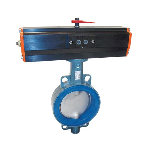 Ebro Πεταλούδα Ζ011Α, Σώμα Wafer GG25/316/Viton, PN10, με ΠΚΑΕ DN150